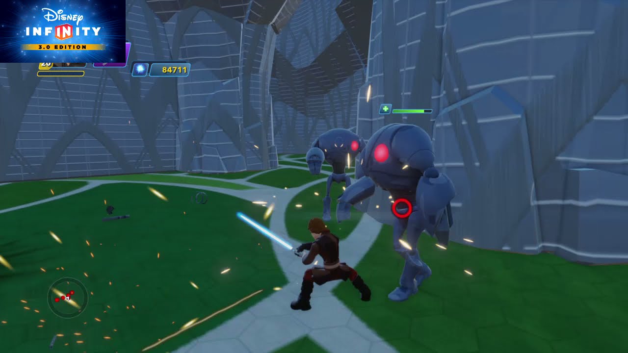 Disney Infinity 3.0 Anakin Skywalker vs enemies