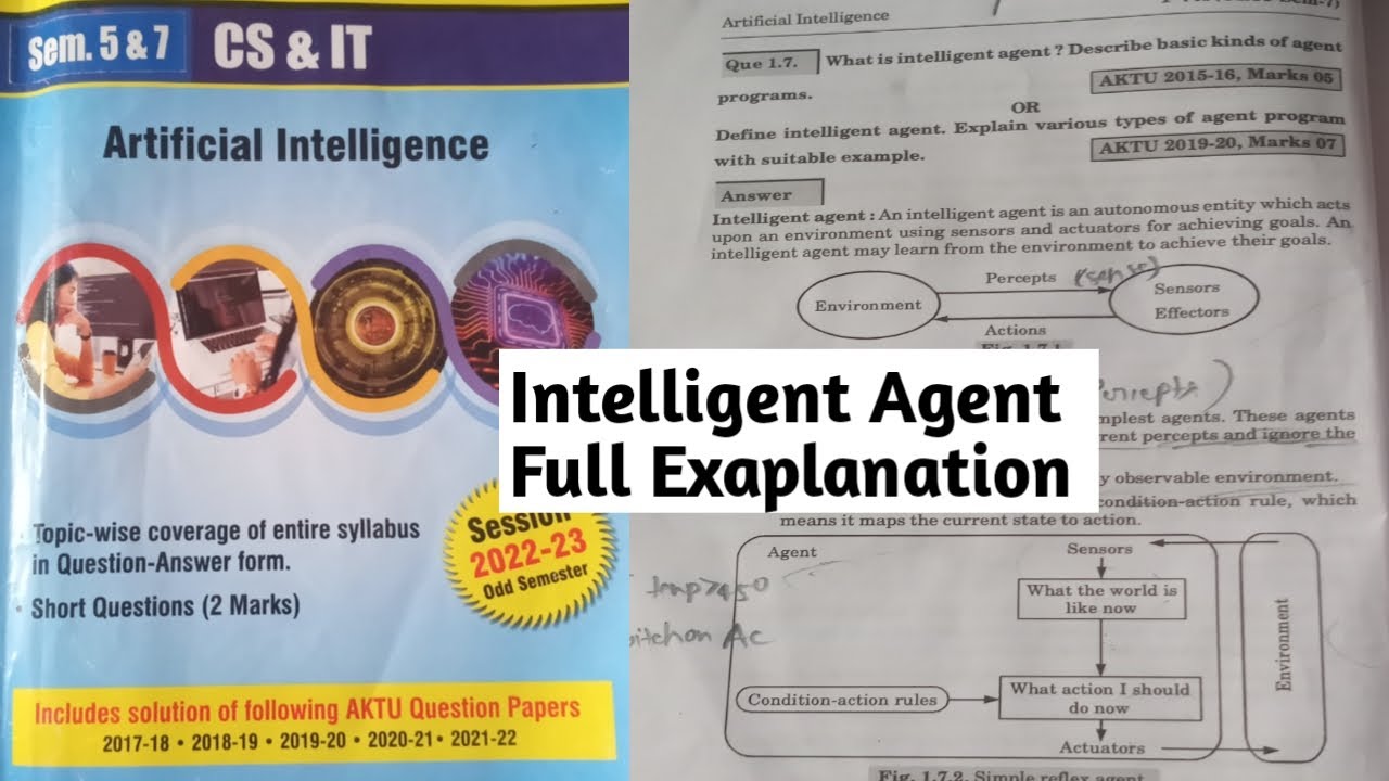 Artificial Intelligence Agents | AKTU Notes |  Artificial Intelligence for Engineering BTech