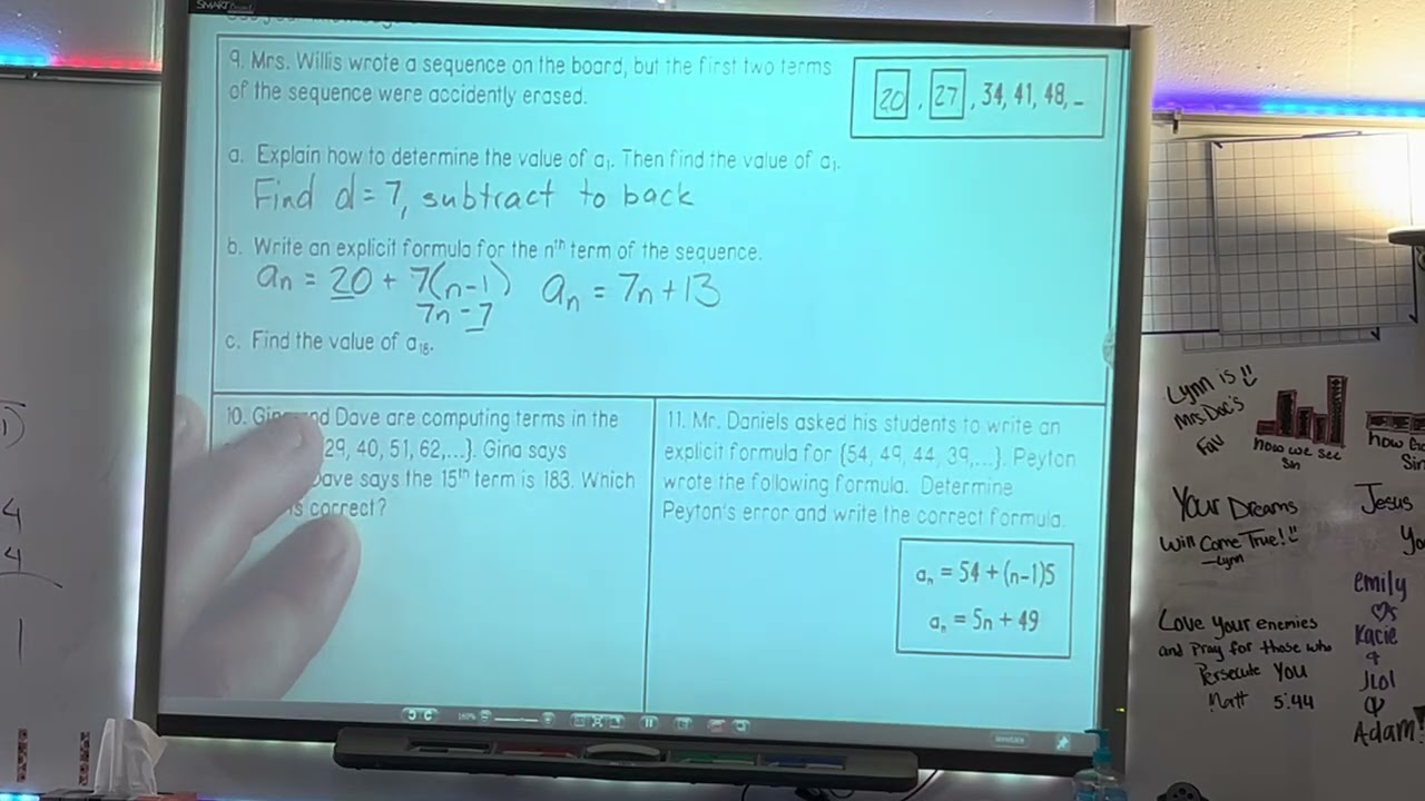 11-2 Explicit Formula-Arithmetic Sequence Part 3