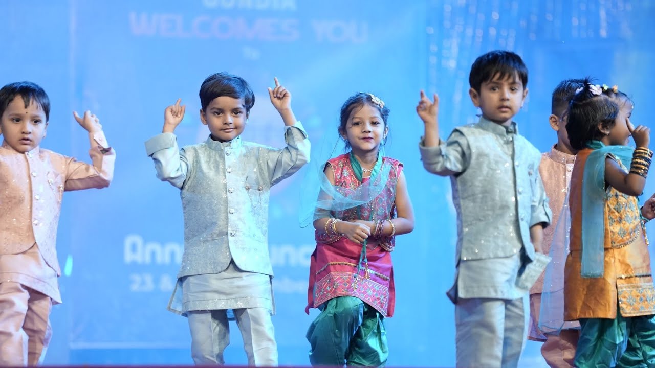 Annual function of Gondia Public School #nursery students #lot's of fun with my friends #👍♥️🙏