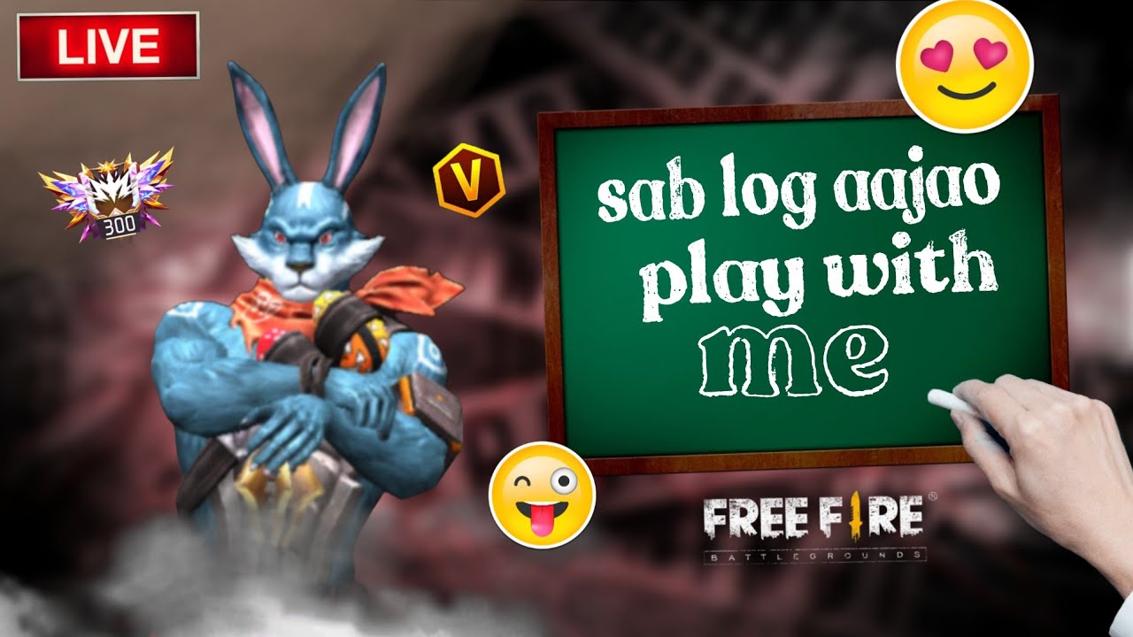 sab log aajao ❤️ 1v1 ya 4v4 room. join my stream and play with me ❤️