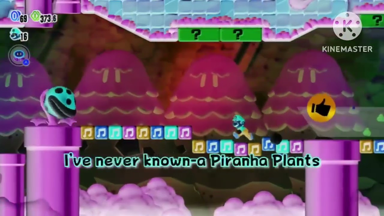 Super Mario Bros Wonder Piranha Plants on Parade With Lyrics in G Major