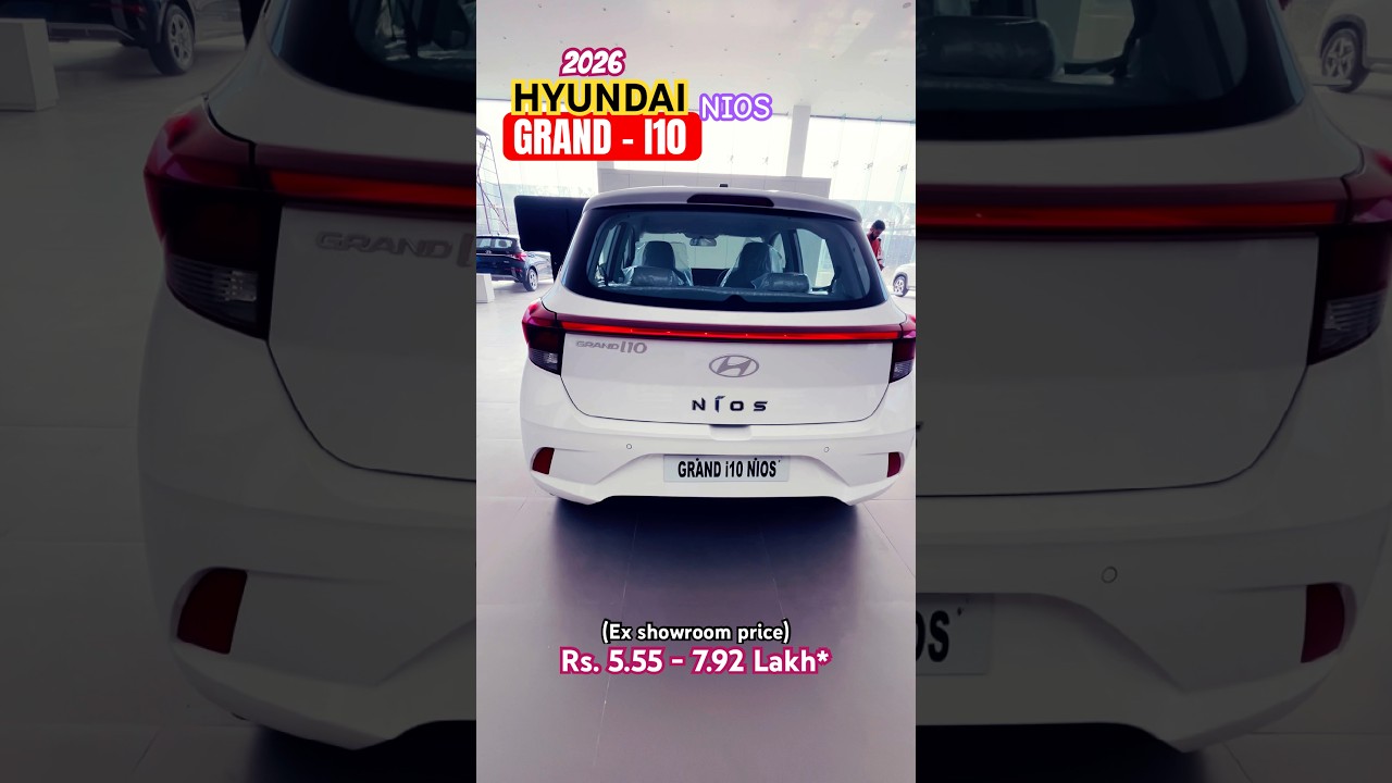 Grand I10 NIOS , ₹5.55 Lakh*  