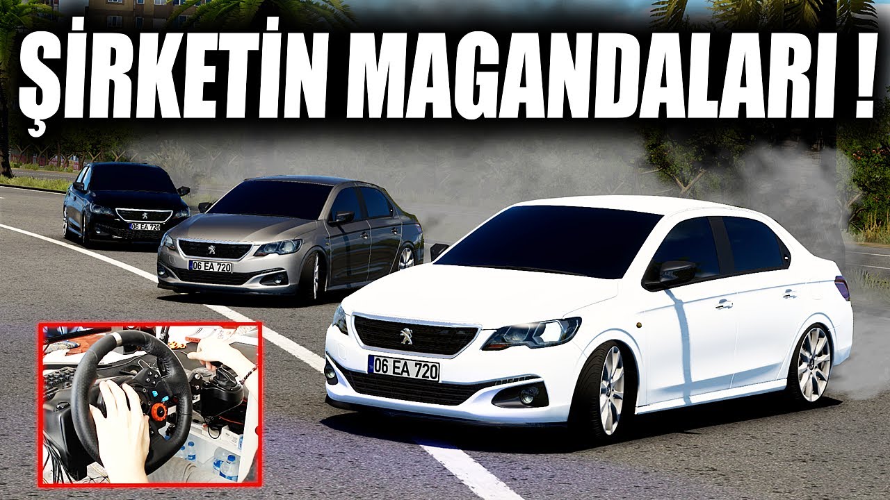 ŞİRKET ARABALARIYLA UZUN YOL !!! ÇÖKTÜK !!! ETS 2 MOD 1.48 [ Logitech G29 ]