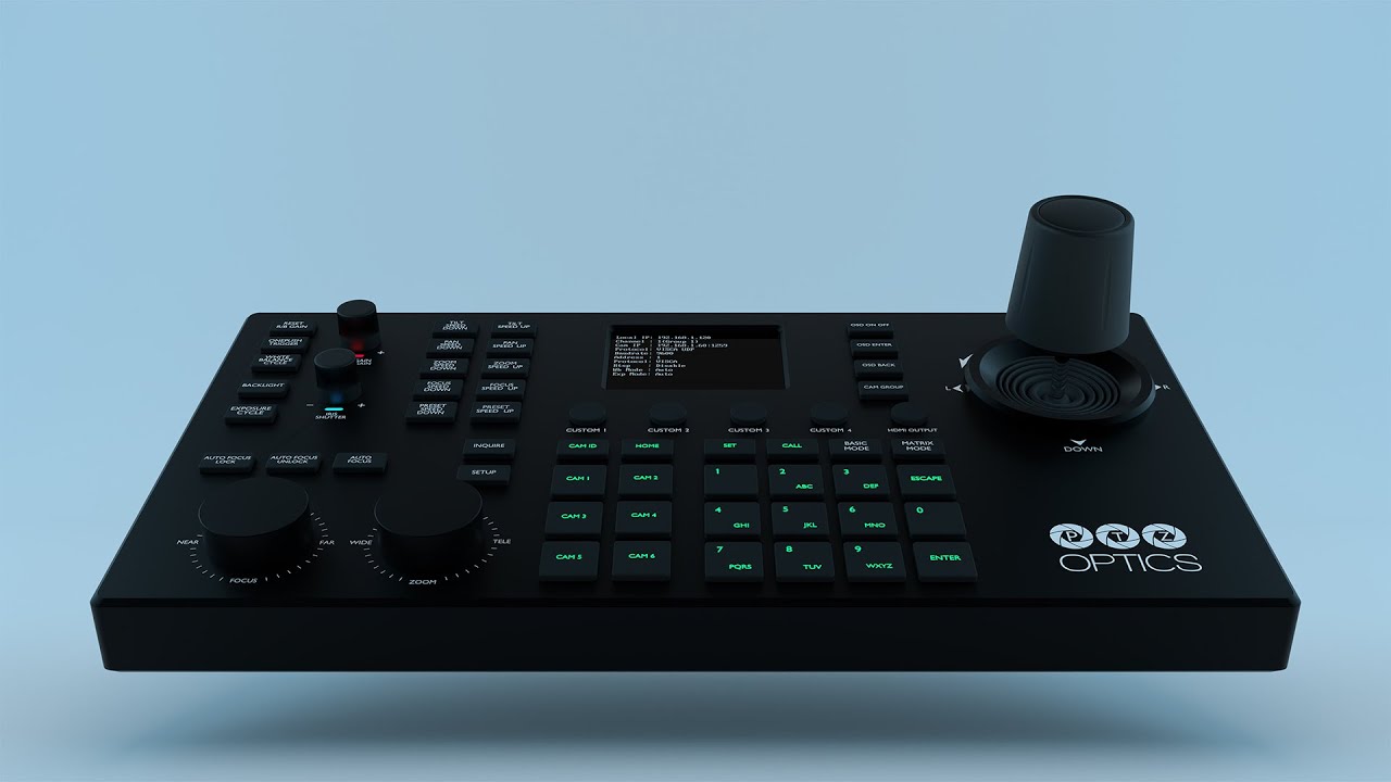 Introducing the NEW PTZOptics SuperJoy IP Joystick!