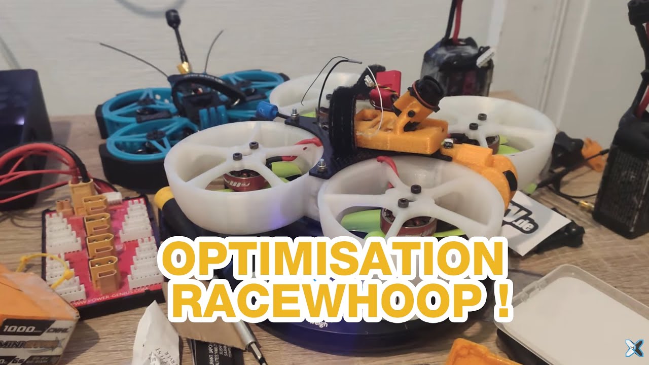 [FPV] RaceWhoop Test Part 3 : Optimisation poids / Test hélices
