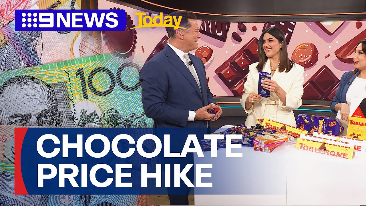 The price for chocolate has hit an all-time high for Aussie’s | 9 News Australia