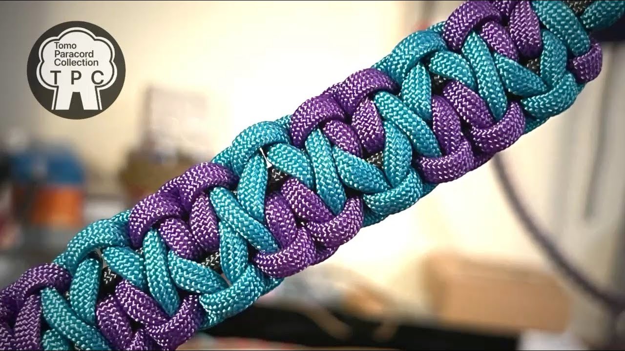 綺麗な模様が出るパラコードブレスレットの作り方　SOLOMON'S MOUNTAIN PARACORD HOW TO MAKE！
