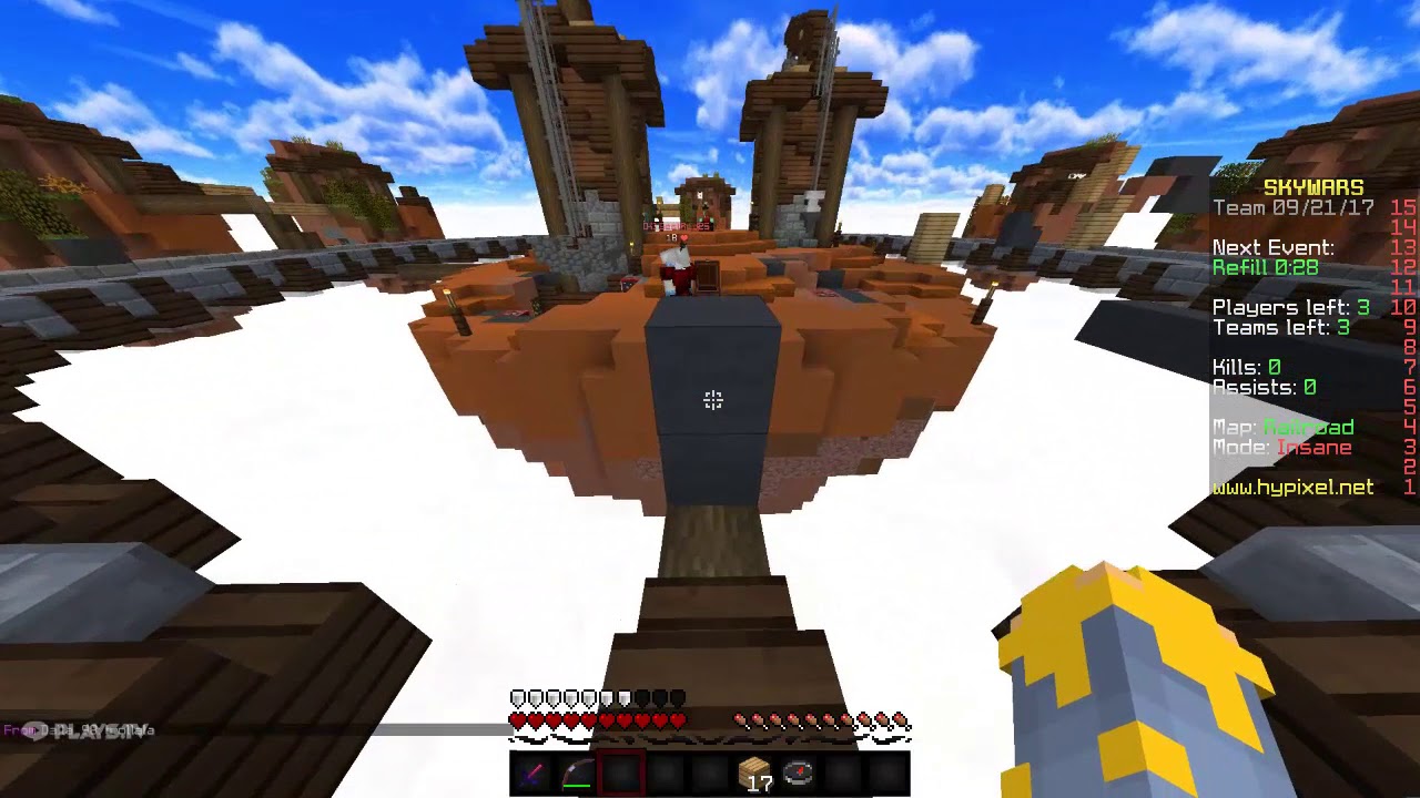 Minecraft Team Skywars ITA #04 - Visuale di Giaco131
