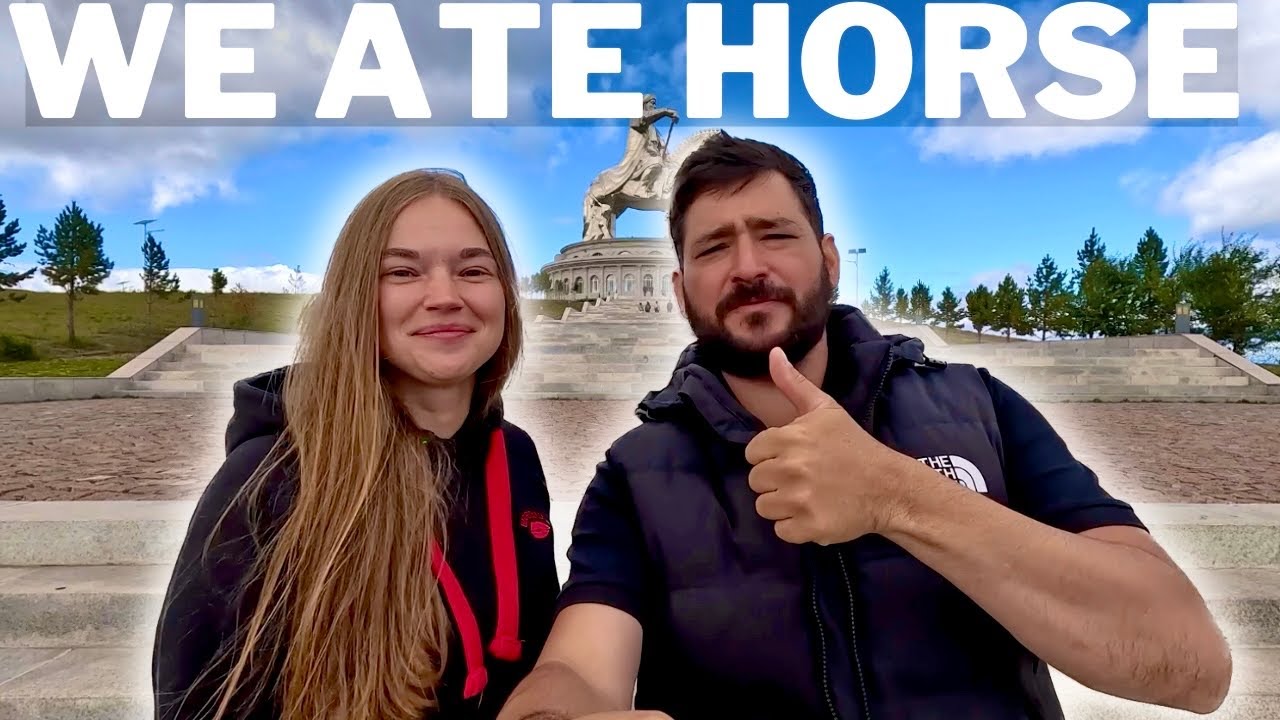 EATIN HORSE IN MONGOLIA!