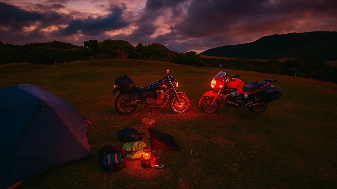 Motorcycle Camping | Adventure by the Ocean