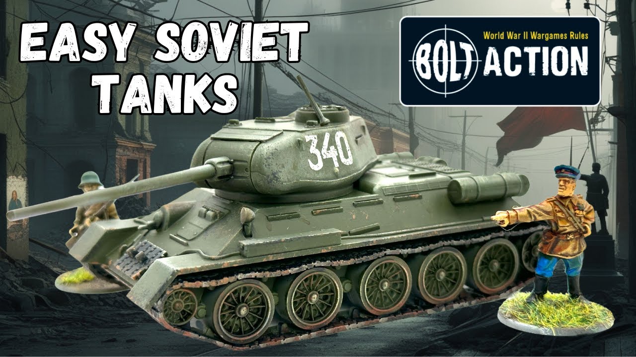 Painting Soviet Tanks | Bolt Action | MgM Paints