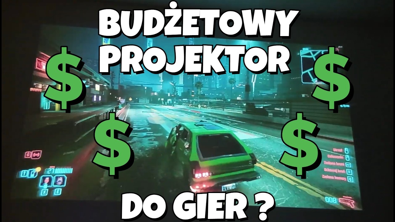 💰 Budżetowy projektor 📽️ a granie w gry 🕹️