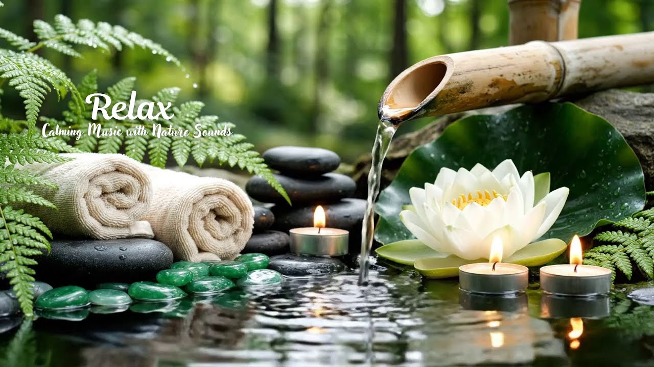 Best Mental Care | Relaxing Music 🌿 Water Sound, Spa Music