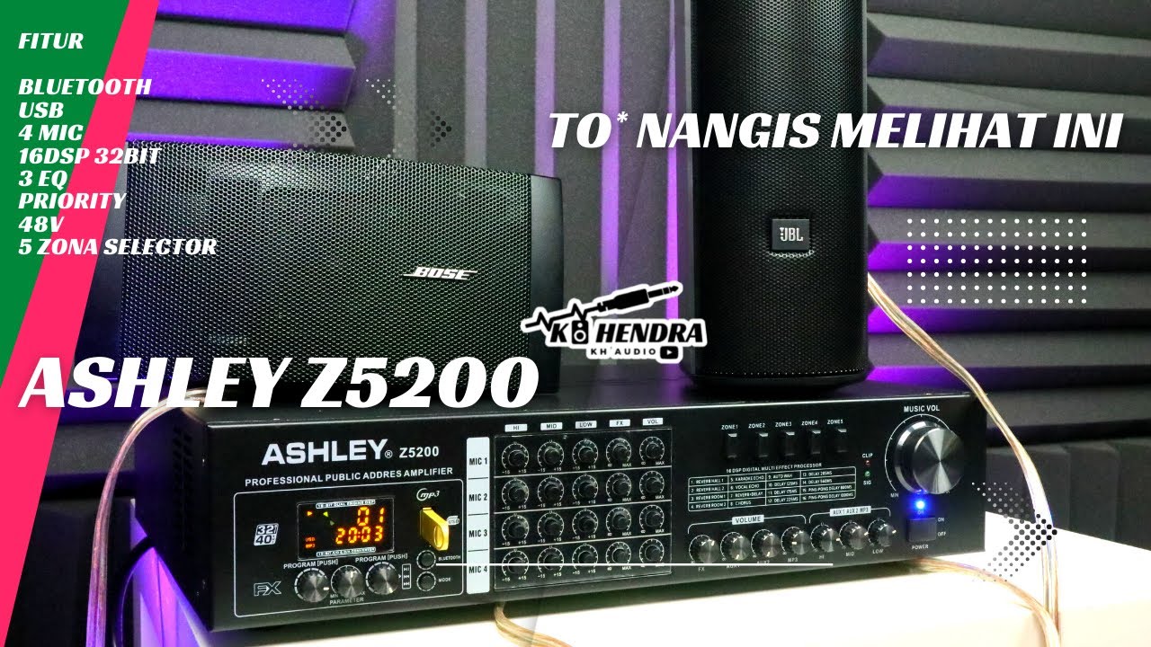 To* Menangis lihat ini ! | Kenalin ni Ampli High Inpedanc ASHLEY Z5200