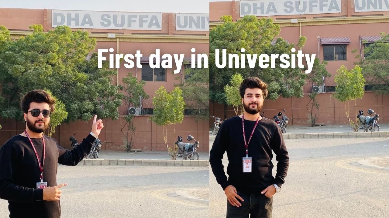 First day in university 😍 it was a great day 🖤🥂