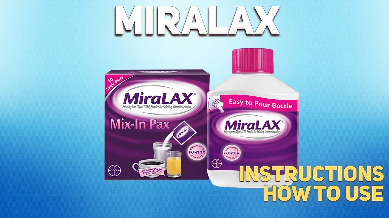 Miralax jak używać: zastosowania, dawkowanie, skutki uboczne, przeciwwskazania