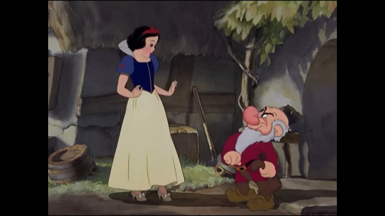 All Snow White and Grumpy Interactions | Snow White and the Seven Dwarfs (1937)