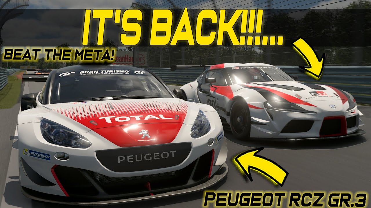 😍 GT7: Peugeot RCZ vs Toyota SUPRA... Beat the META || Gran Turismo 7