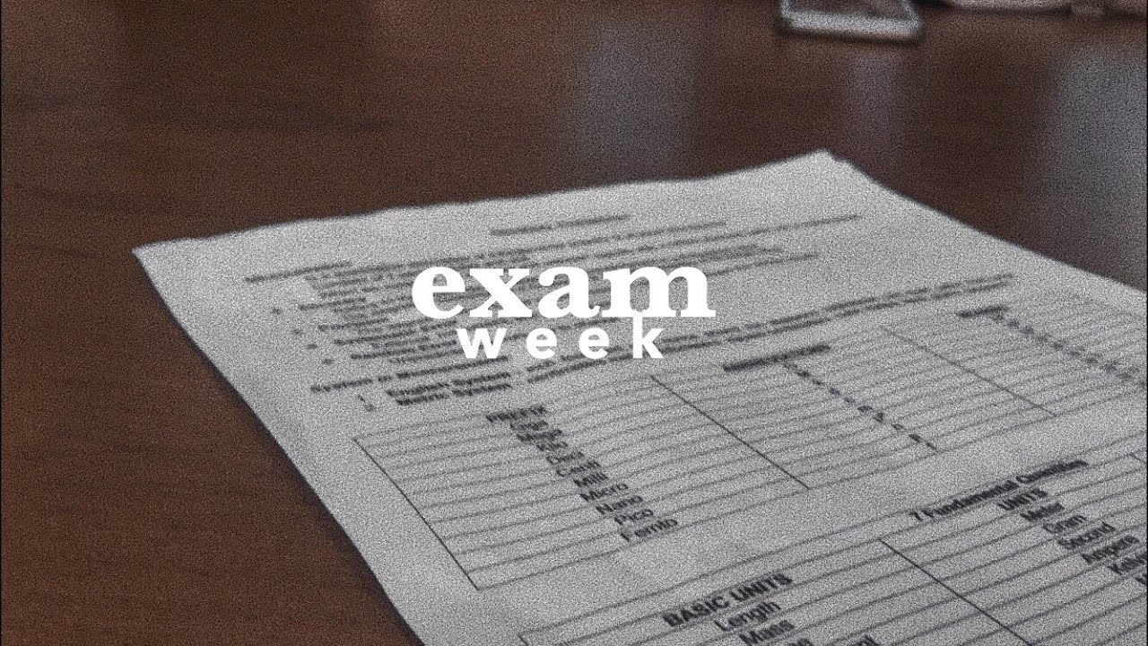 study with me | exam week [ OLFU antipolo ]