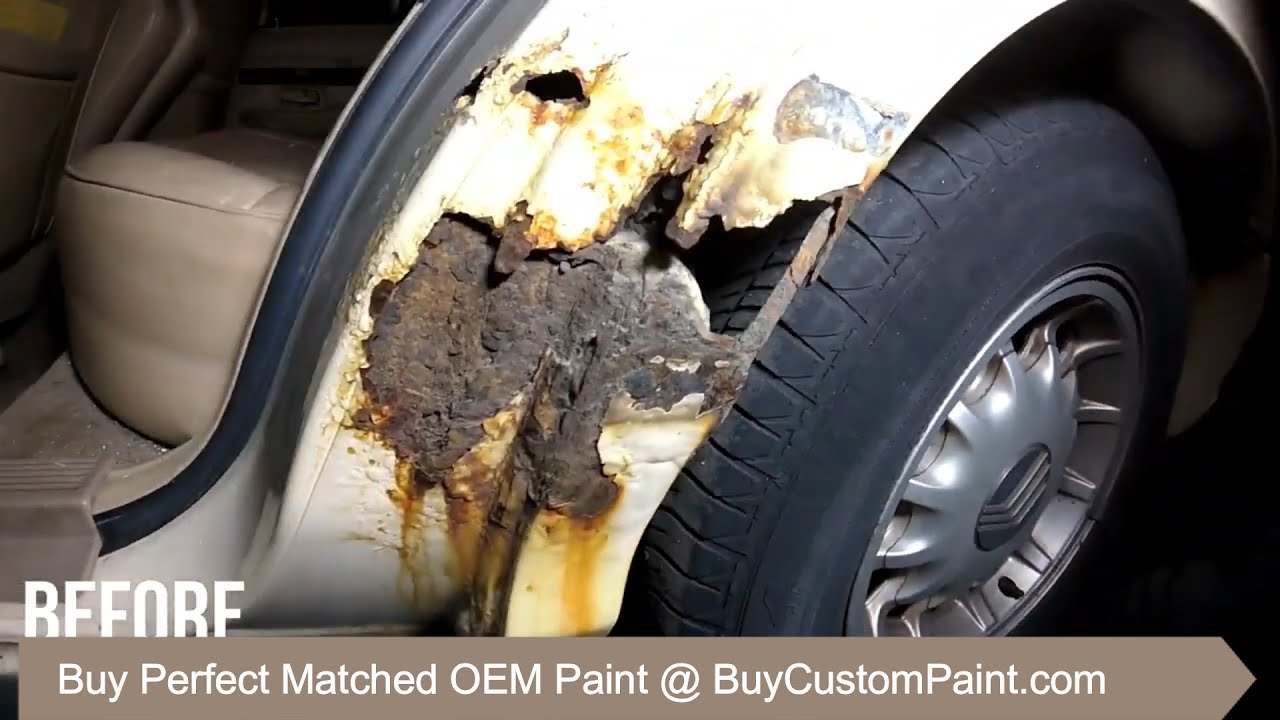 How to Repair Rust on a Rocker Panel & Wheel Arch on a Mercury Grand Marquis