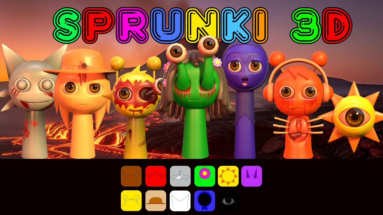 Sprunki 3D Horror Edition – Scary Gameplay Experience | K - Sprankie Games