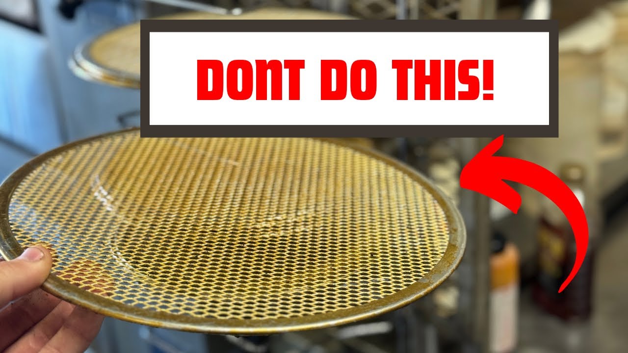 Как прокаливать алюминиевые экраны для пиццы — ПРАВИЛЬНЫЙ СПОСОБ!