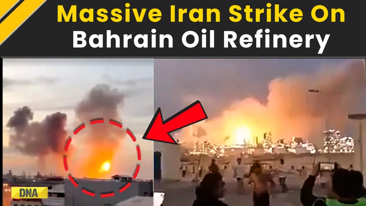 Iran Israel War: Iran Missile Strike Hits Bahrain Oil Refinery | Israel Iran War
