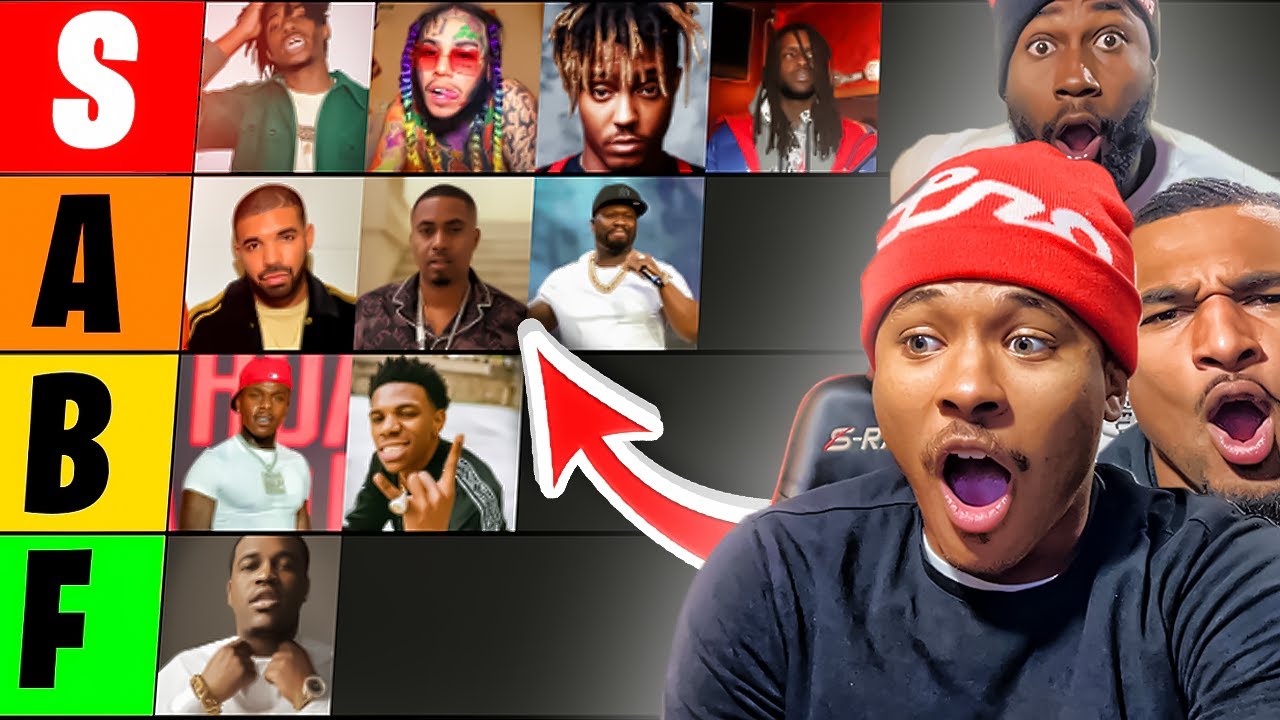 Ranking Rappers On A Tier List !