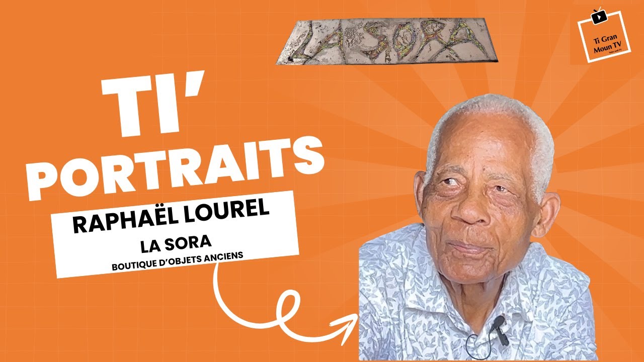 Ti'Portrait de Raphaël Lourel de la SORA, boutique d'objets anciens