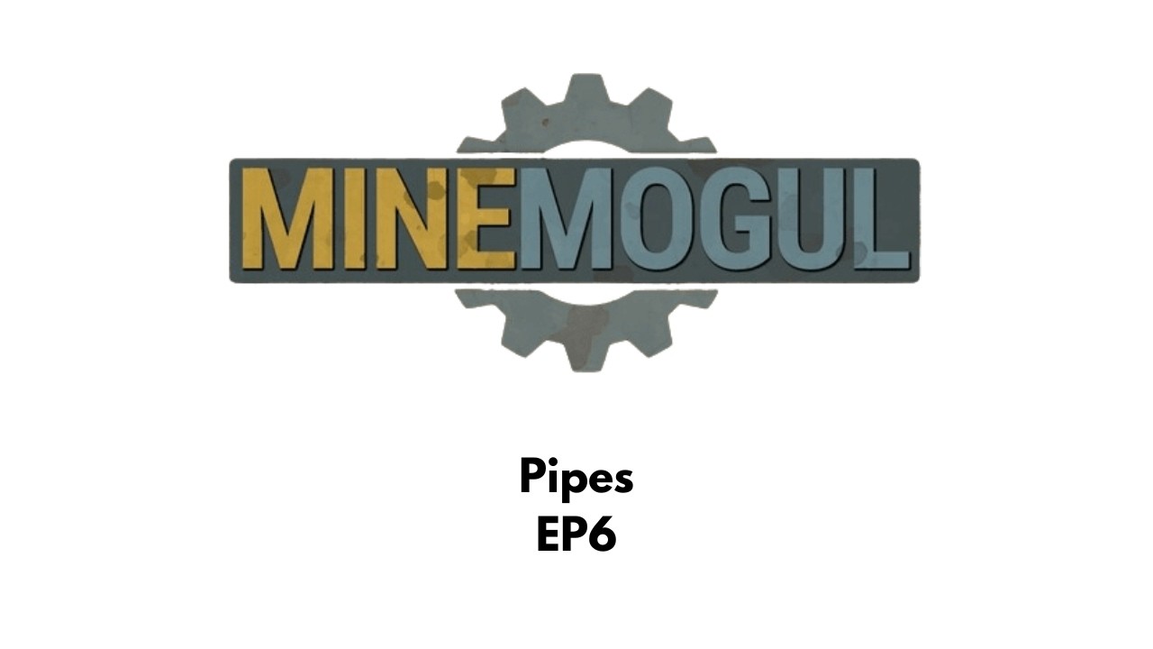 Setting up iron pipes | Mine Mogul Ep5