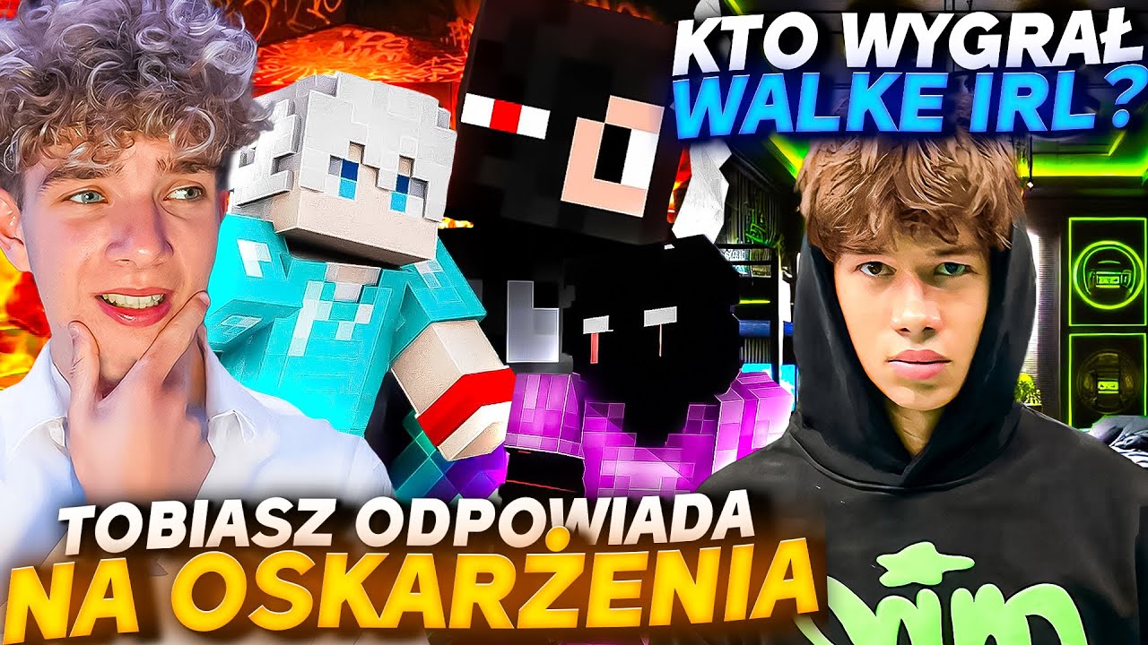 TOBIASZ POM&Oacute;WIONY PRZEZ TROMBE I ESA? (DEXSI ZASKOCZYŁ WALKĄ IRL, SAGI, NIEŚMIESZNY, PATEC)