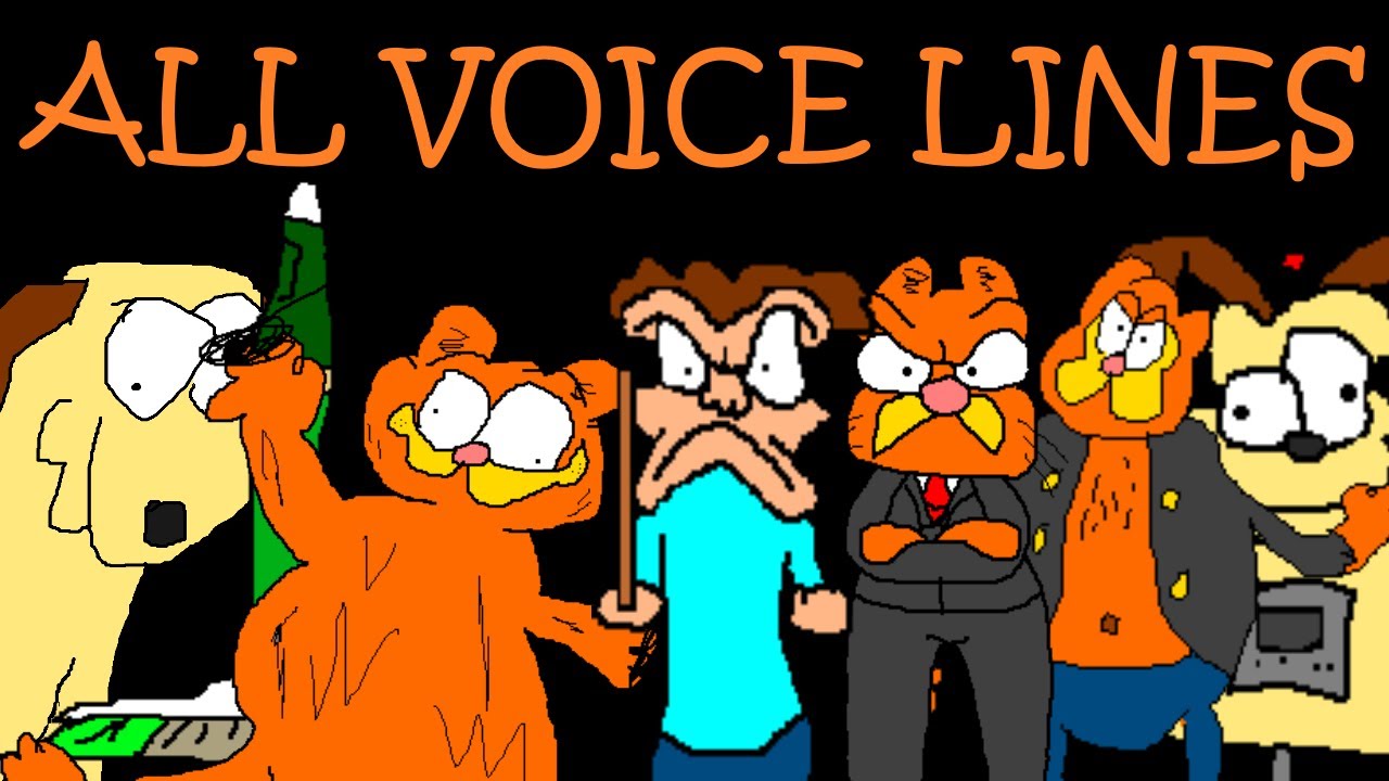 Garfelf's Guide to a great lasagna ALL VOICE LINES