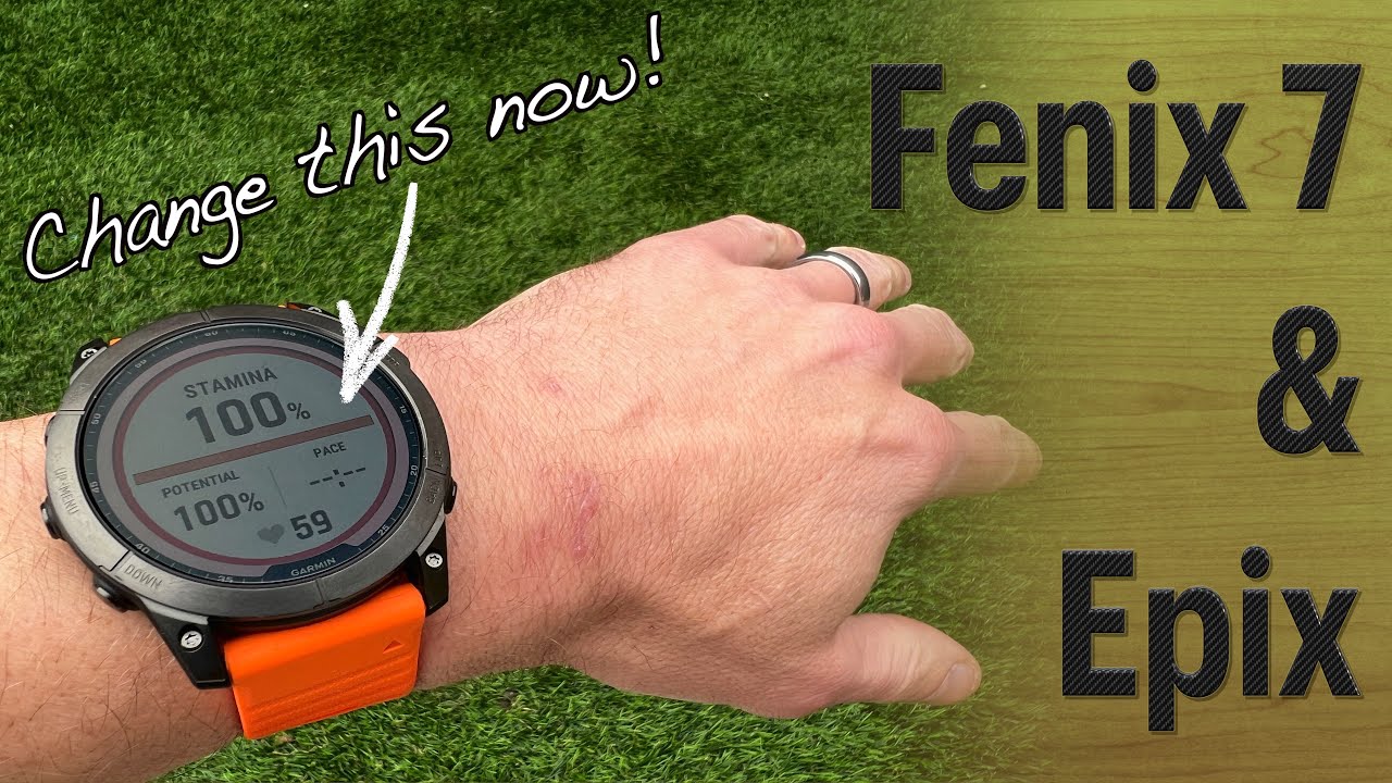 Garmin Real-Time Stamina | Best settings for Fenix 7 & Epix
