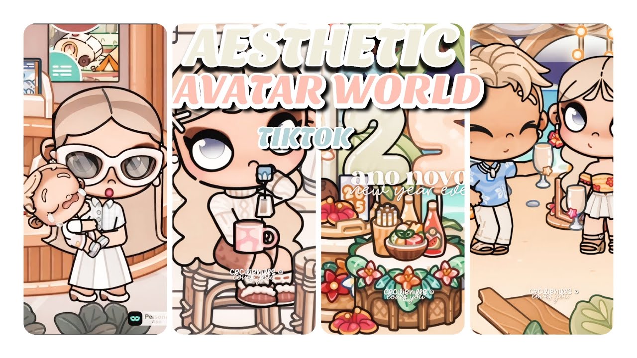 12 minutes of Aesthetic Avatar World (routines, roleplay, cooking etc.)| Avatar World TikToks💕🤰🏼🛒