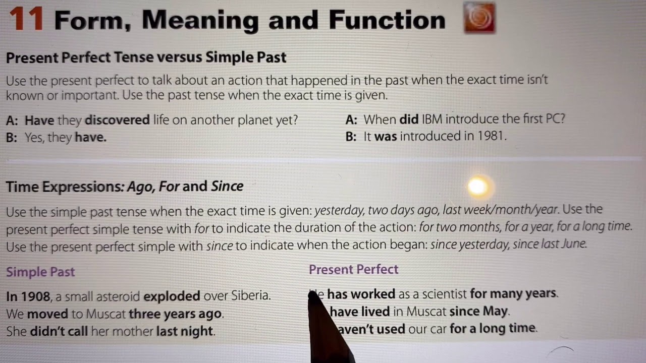 شرح Form Meaning and Function الوحده الخامسه الجزء الاول للصف اول ثانوي Mega Goal 2
