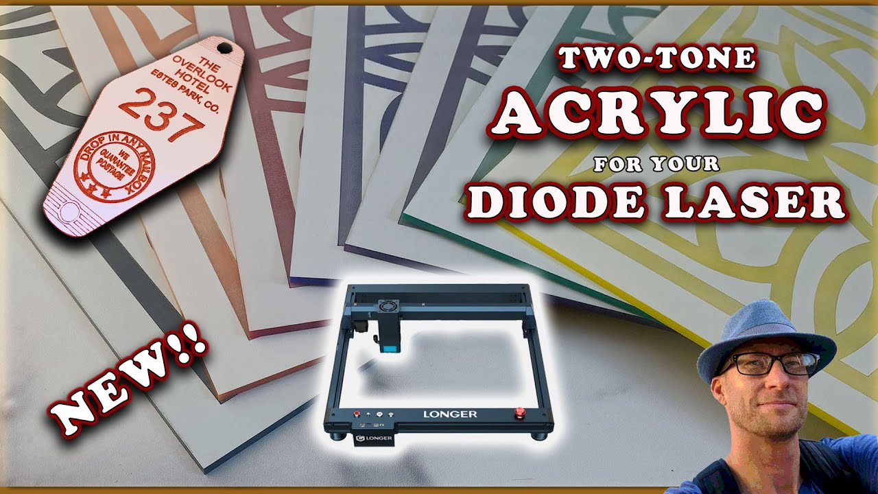 The Genius of Two-Tone Acrylic for Diode Laser Cutter / Engravers