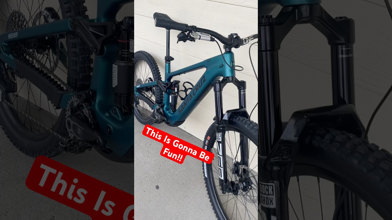 Santa Cruz Bullit - Sram/Rockshox Build #mtb #viral #shorts #ebike #sram #rockshox #mountainbike