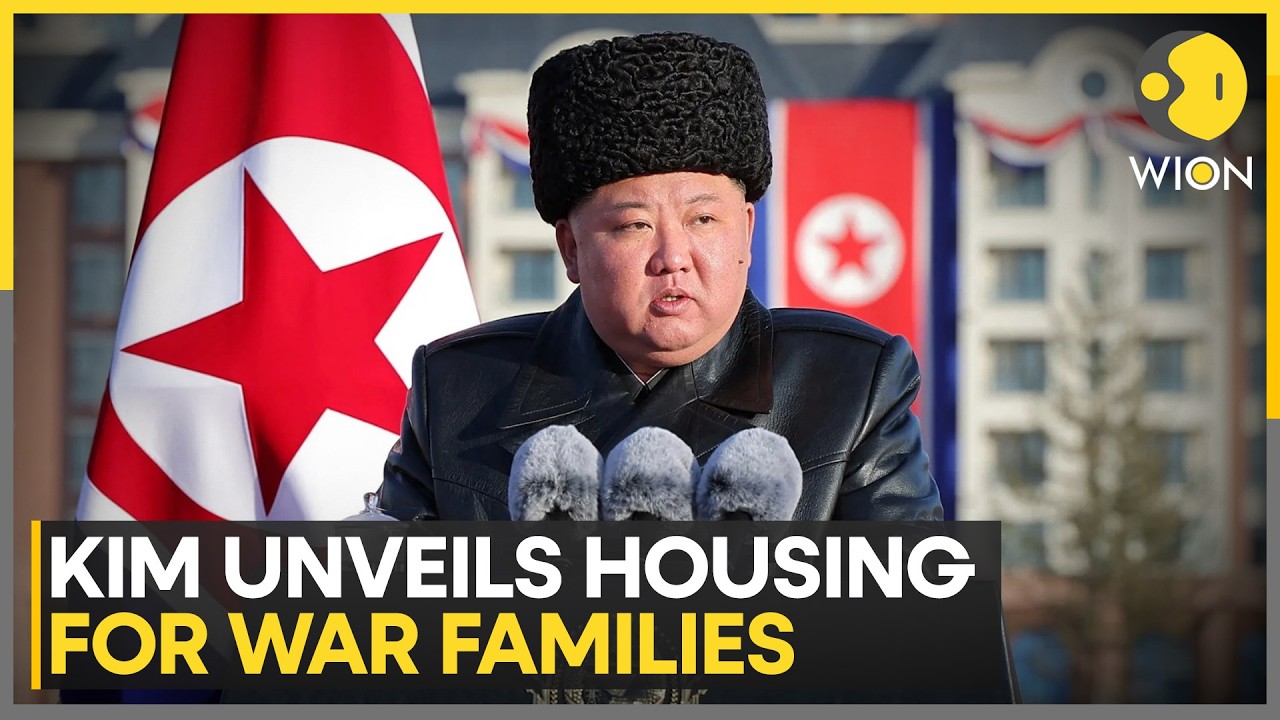North Korea's Kim Opens Housing Areas For Families Of Soldiers Killed in Ukraine War | WION