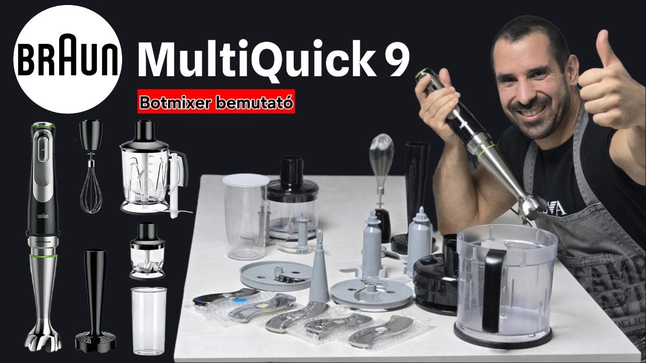 Braun MultiQuick 9 botmixer bemutató - Gábor a Házi Pék