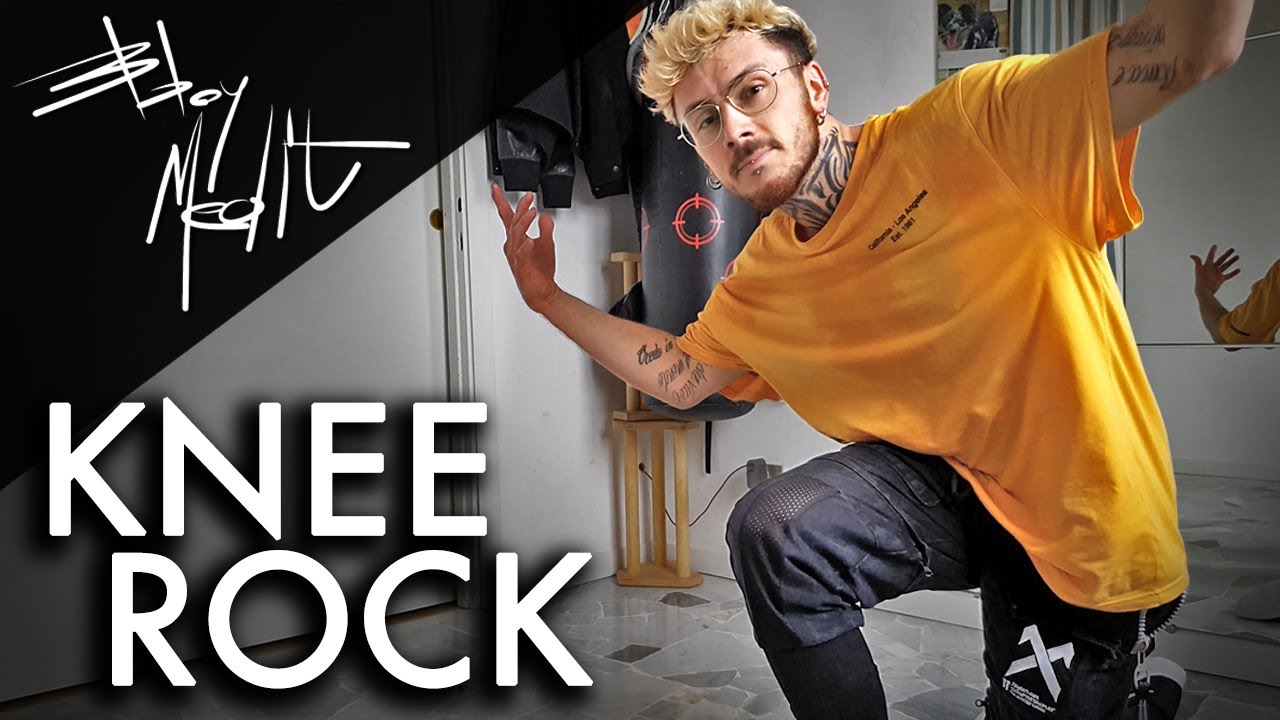 10 COOLEST KNEE ROCK on entire YOUTUBE !! • breakdance footwork tutorial