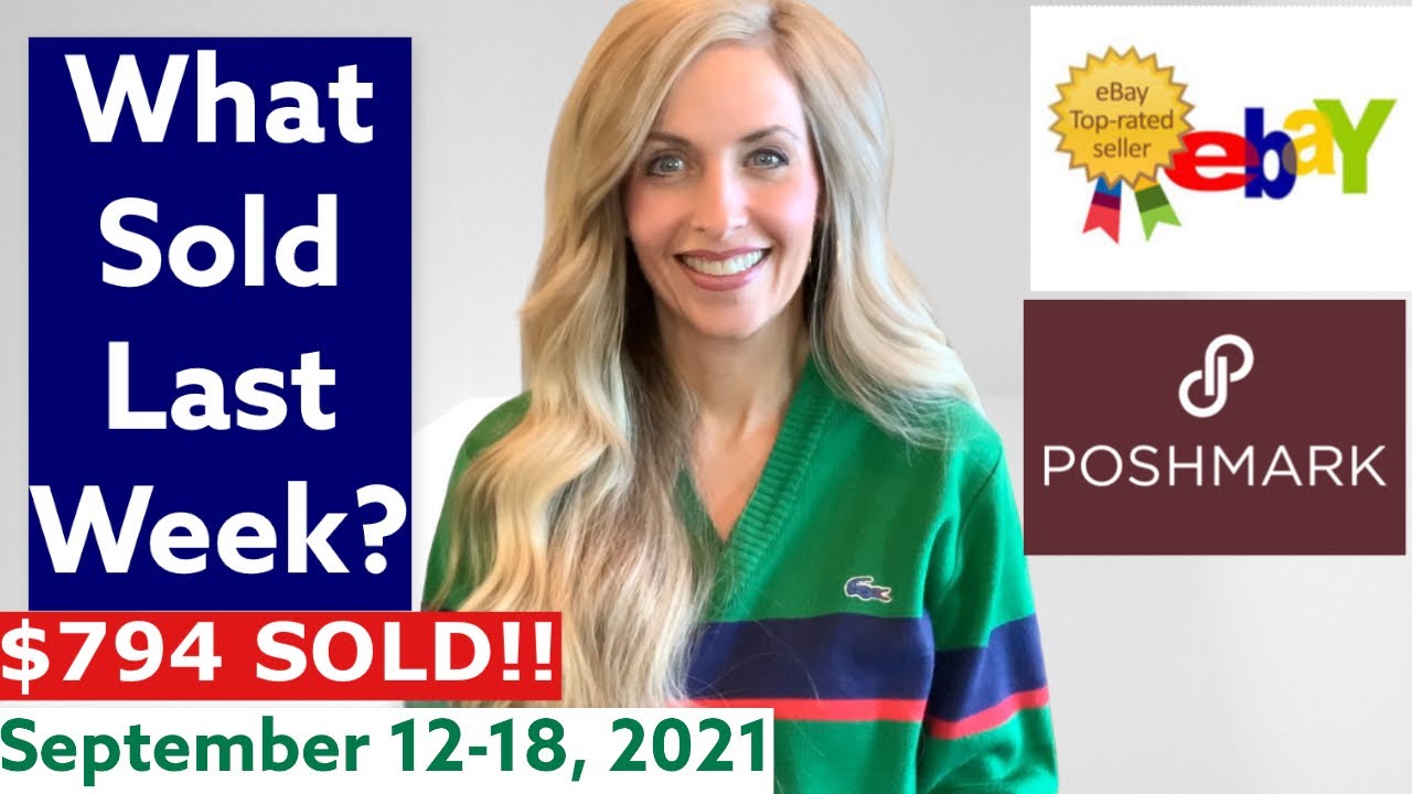 What Sold Last Week on Ebay & Poshmark? September 2021 Inventory Giveaway Winner Announced