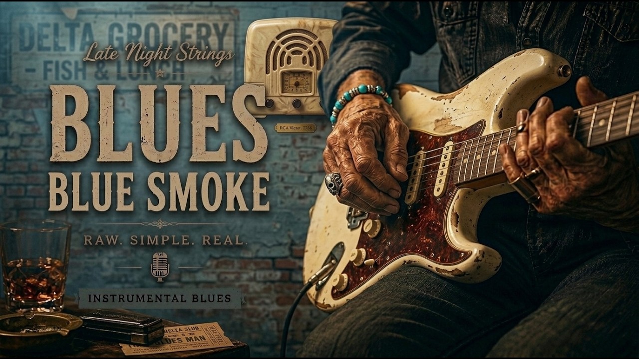 🖤 Deeply Emotional Blues Guitar | The Night That Never Learned to Heal