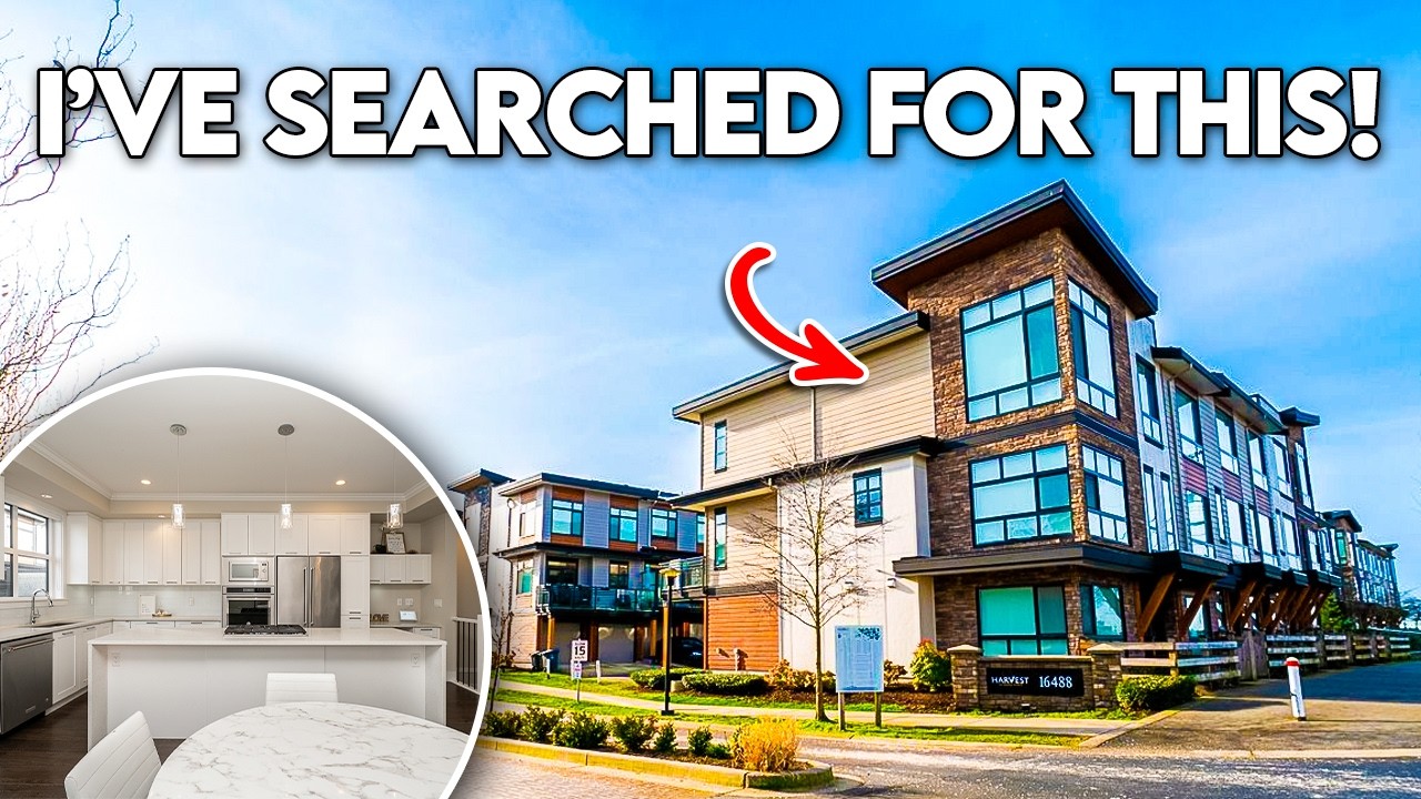 Inside a $900K 3-Story Townhouse in Cloverdale BC w/ Prime Location