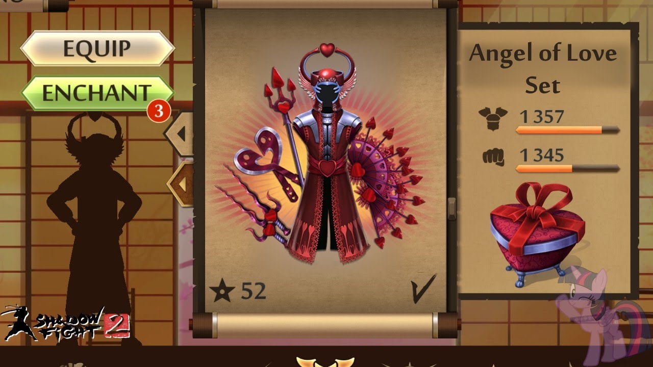 Shadow Fight 2 - Angel of Love Set - Valentine Special