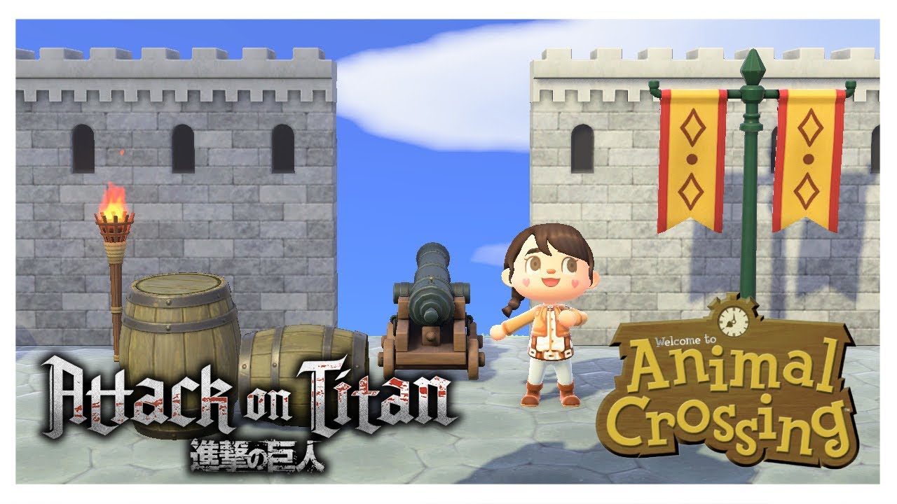 My Attack On Titan themed Animal Crossing Island