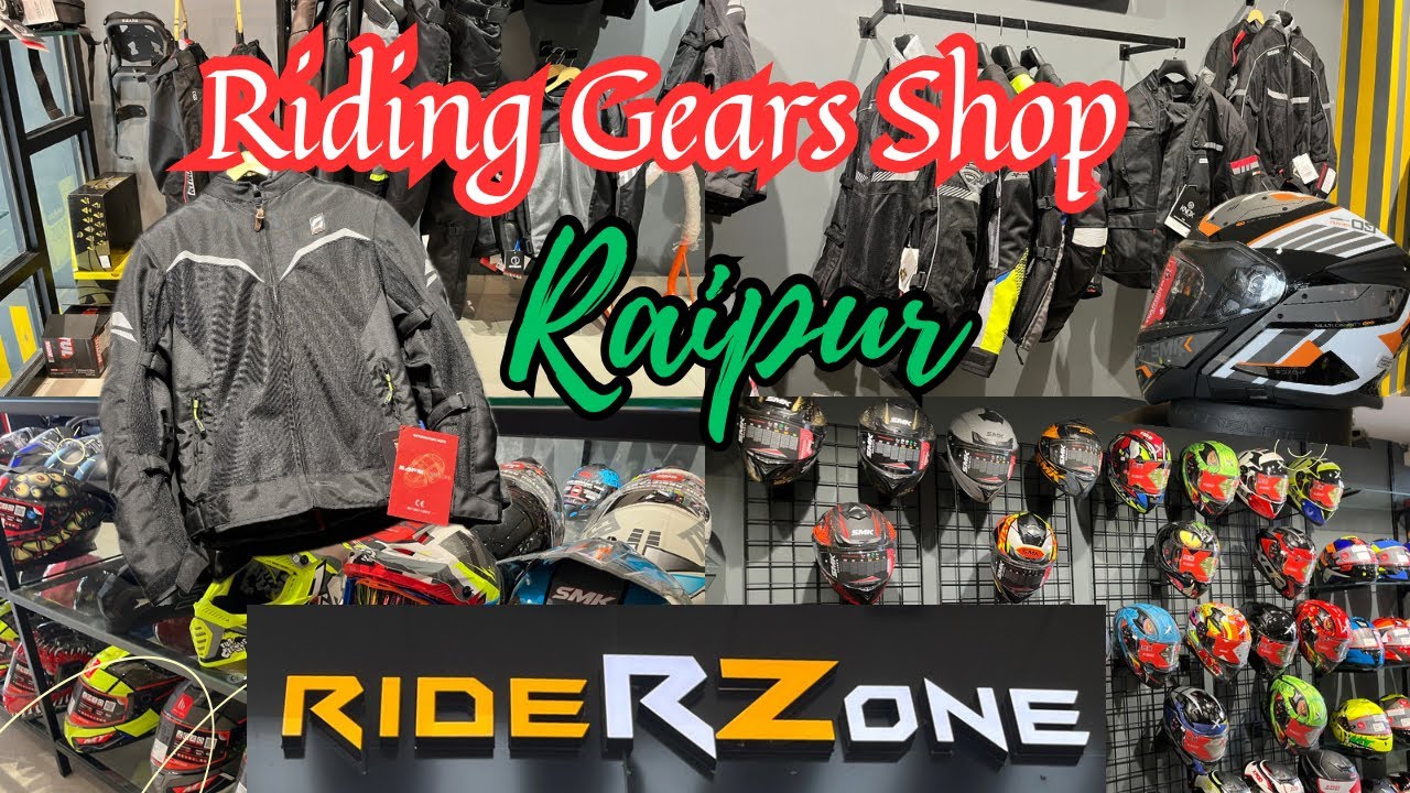 Riding Gears Shop In Raipur CG || RideRZone Raipur || Bike Accessories In Raipur Chhattisgarh || 👌