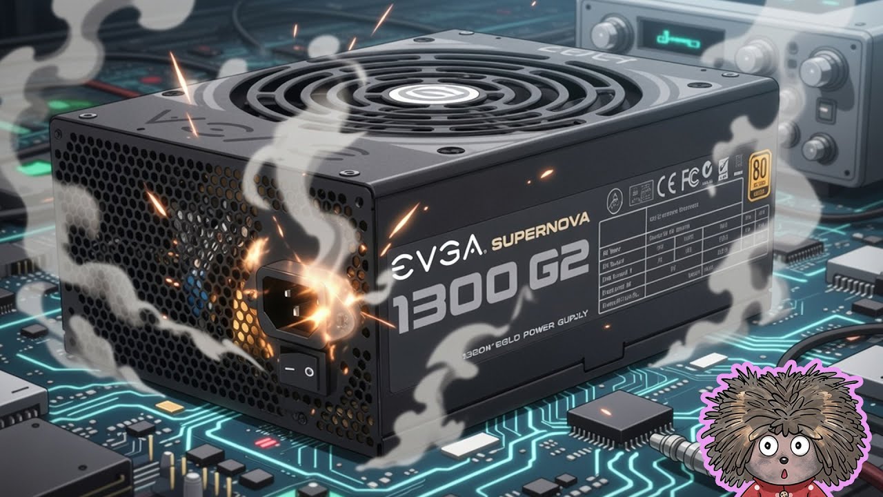 Сгорел монстр GAMinga! EVGA 1300 G2 не выдержал натиска — разбираем причины таинственной смерти!