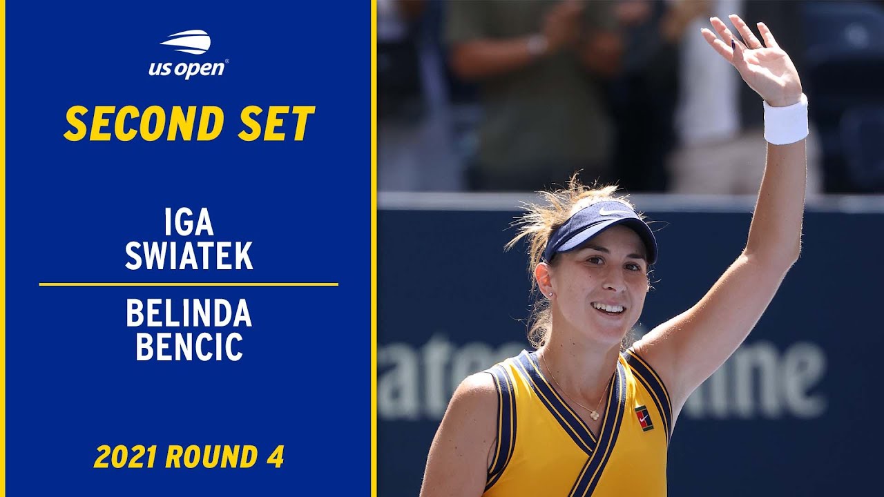 Iga Swiatek vs. Belinda Bencic Second Set | 2021 US Open Round 4