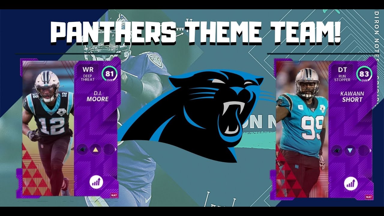 THE MADDEN 21 PANTHERS THEME TEAM! SO MANY GOOD CARDS! | MADDEN 21 ULTIMATE TEAM |
